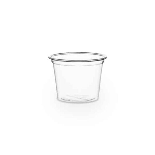 Bicchierini compostabili trasparenti porta salsa e per finger food in bioplastica 30 ml