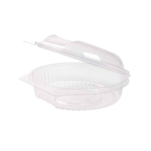 Insalatiere compostabili con coperchio in PLA ml 500