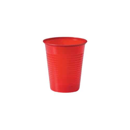 Bicchieri compostabili rossi 200 ml 100 pz