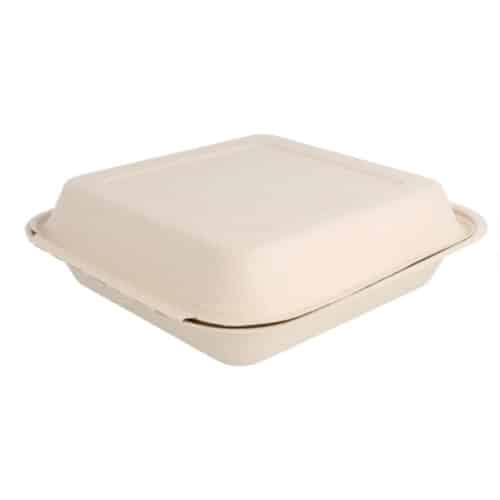 Contenitori-con-coperchio in cellulosa 20x20x7,5 cm 250 pz