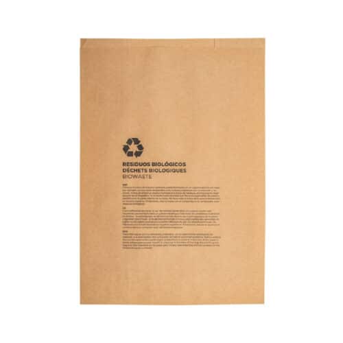 sacchetti di carta per raccolta differenziata dell'umido 26+14x25 cm