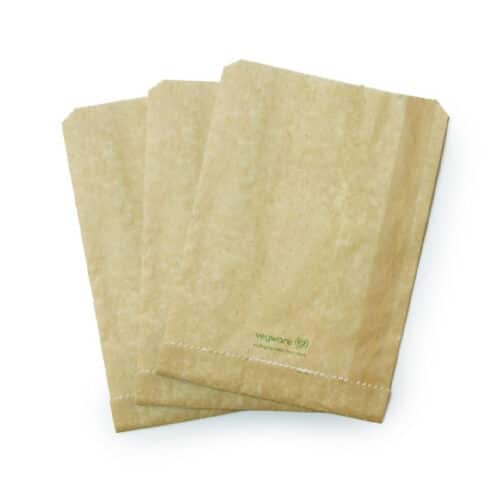 sacchetti di carta antiunto a doppio strato biodegradabile 23x16 cm