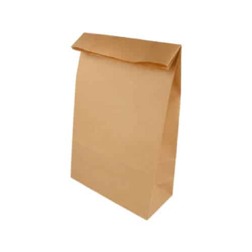 sacchetti biodegradabili di carta per alimenti 20+9x34,5 cm