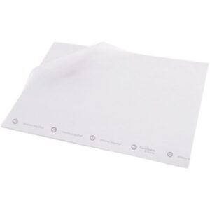 carta antiunto bianca compostabile 25x38 cm