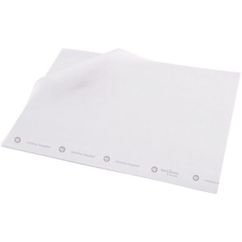 carta antiunto bianca compostabile 25x38 cm
