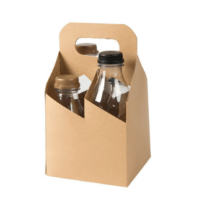 Cestino porta bottiglie in cartoncino: leggero, facile da riporre e trasportare