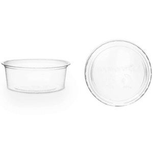 Contenitori per salsa da 60 ml con coperchio per evitare fuoriuscite durante il trasporto