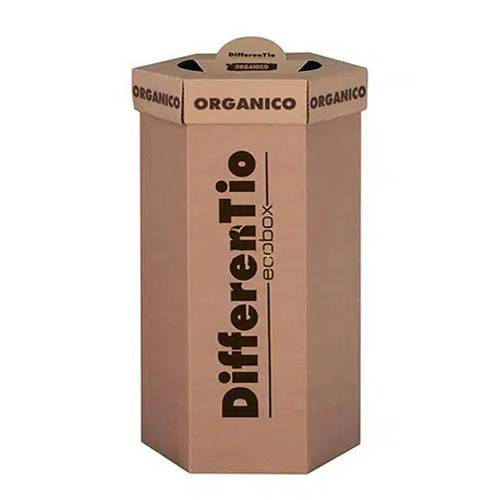 bidoni raccolta differenziata organico in cartone