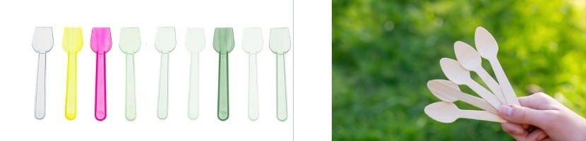 Cucchiaio per gelato da 7 pollici Eco-frienldy Cucchiaio per anguria in crema per risparmiare manodopera per gelateria domestica 