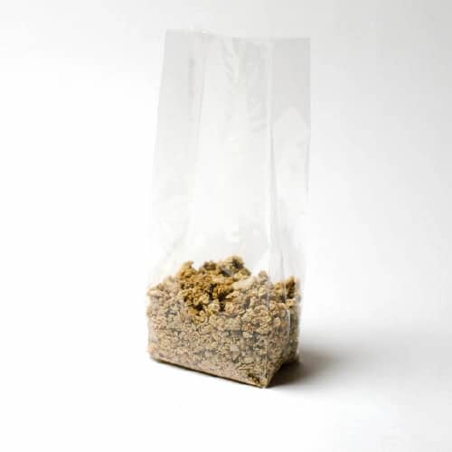 bustine compostabili trasparenti in PLA