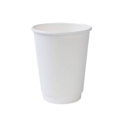 bicchiere a doppia parete bianco