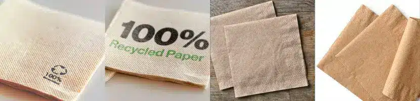 Serviettes en papier écologiques