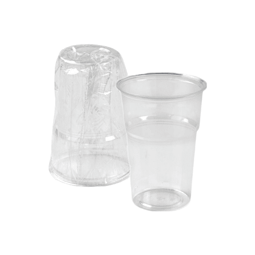 Gobelet jetable transparent pour boissons froides 200 ml compostable