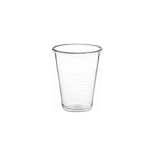 Bicchieri trasparenti per acqua o vino biodegradabili da 150 ml