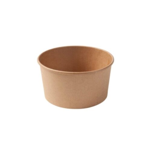 Ciotole in cartorcino Kraft e PLA 800 ml