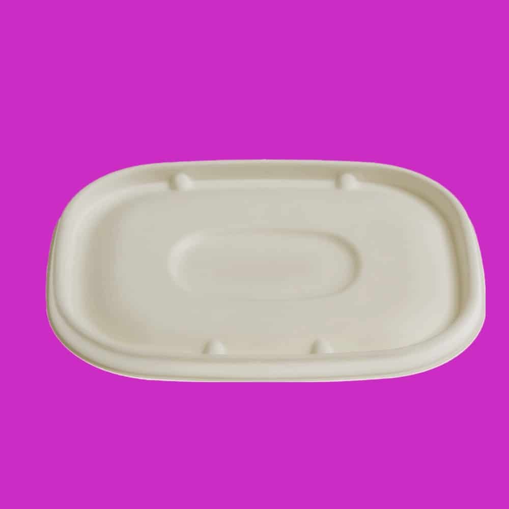 Coperchio in polpa di cellulosa per vaschette