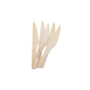 coltello di legno monouso