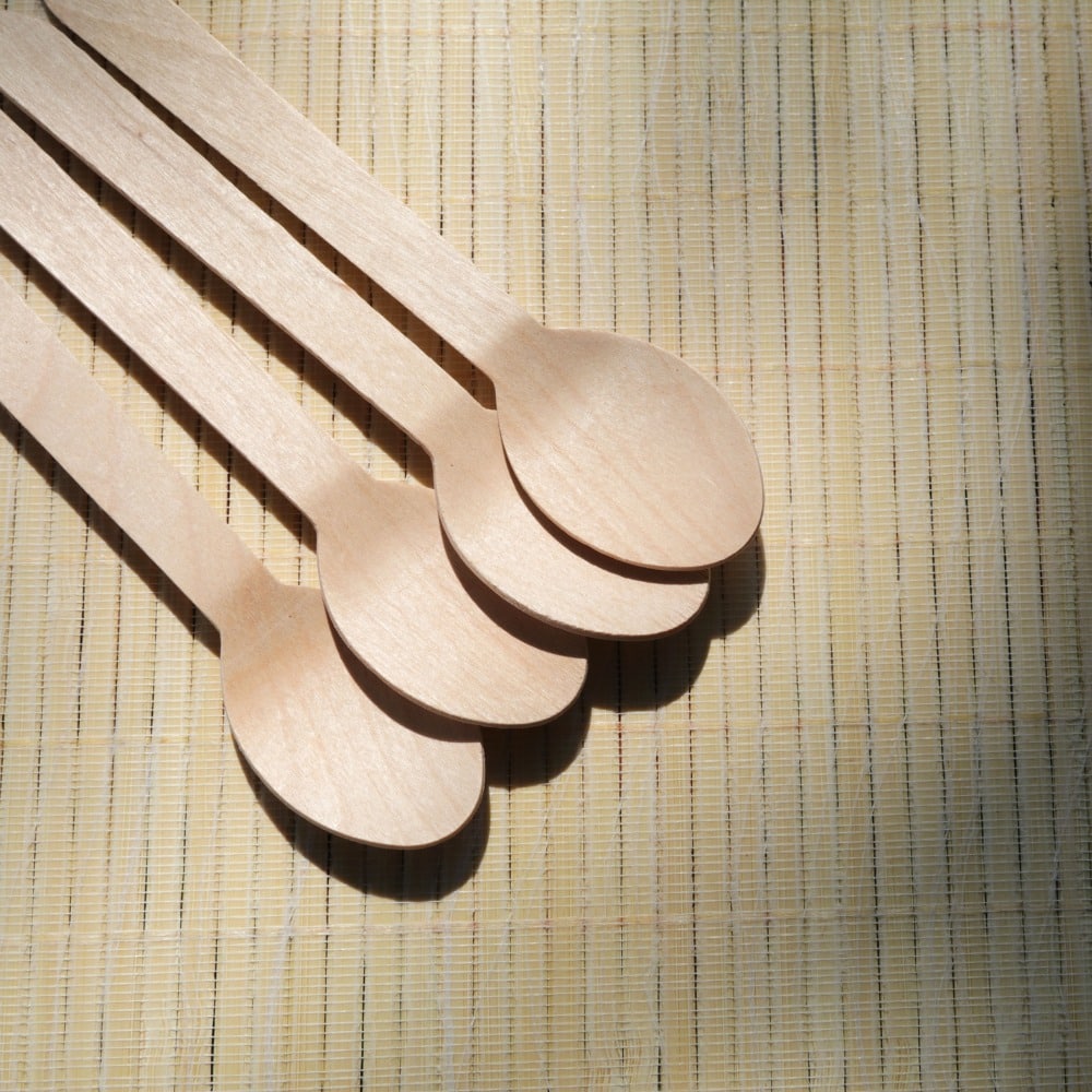 Cucchiai in legno compostabili