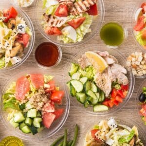 Contenitori trasparenti biodegradabili