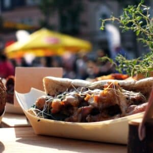 Piattini in legno per aperitivi