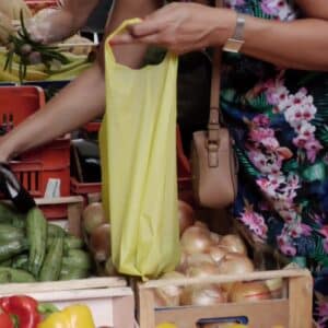 Shopper cm 23x43 biodegradabili verdi