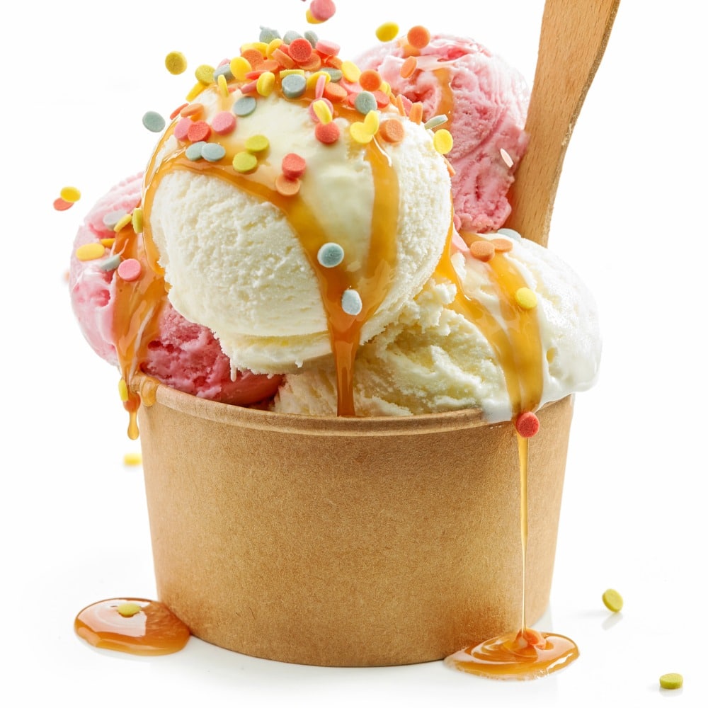 coppette di carta per gelato avana