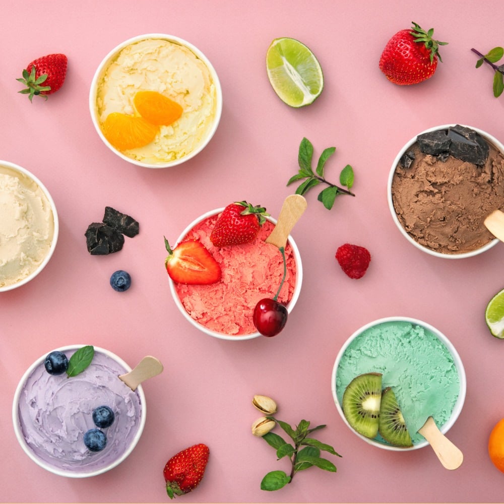 coppette di carta per gelato avana