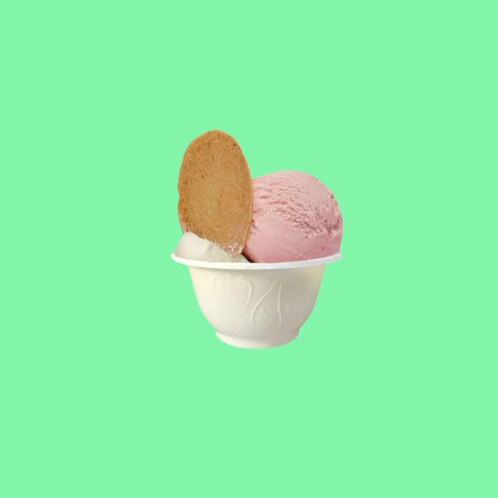 vaschetta per gelato a basso impatto ambientale