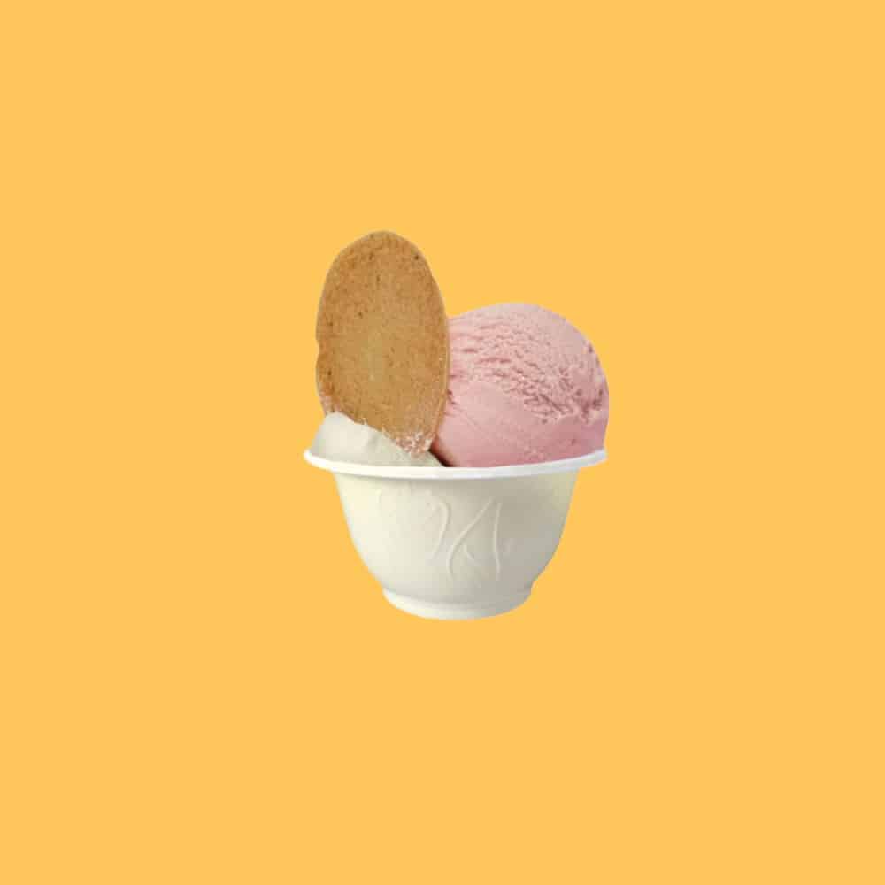 vaschetta per gelato a basso impatto ambientale