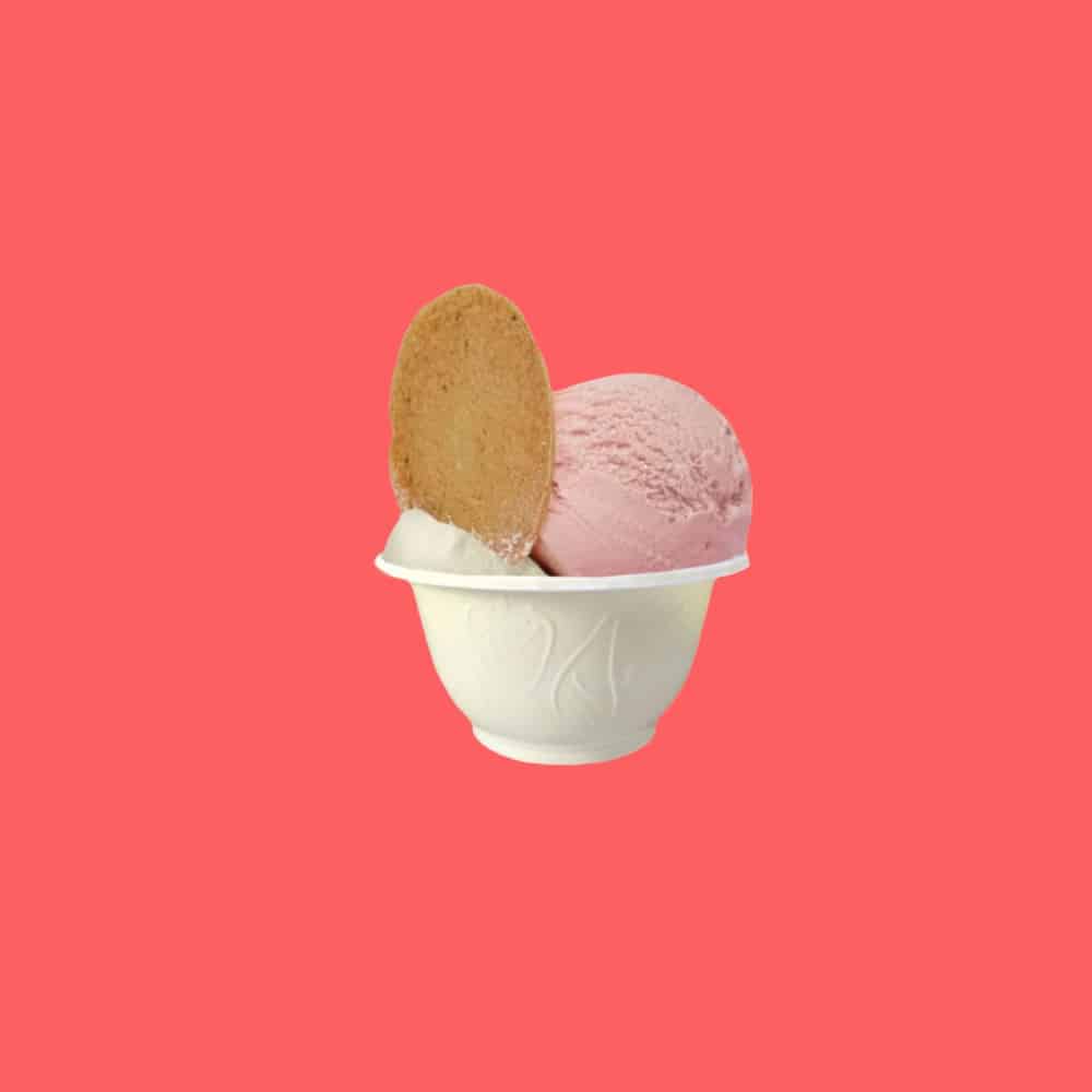 vaschetta per gelato a basso impatto ambientale