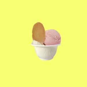 coppette per gelato bianche in pla