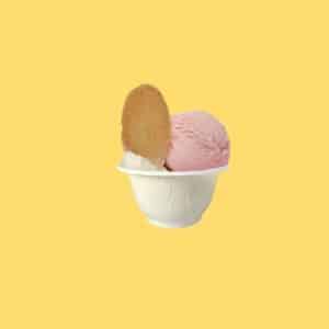 coppette per gelato bianche in pla