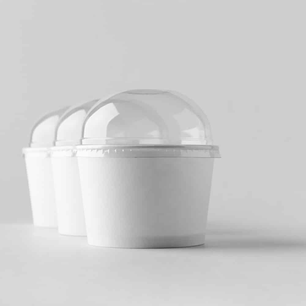 vaschetta per gelato a basso impatto ambientale