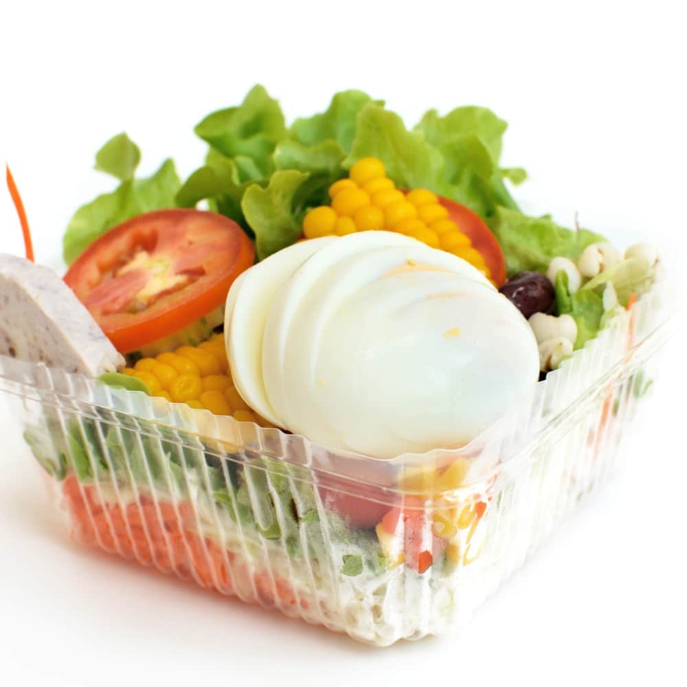 contenitori trasparenti per alimenti 900 ml compostabili