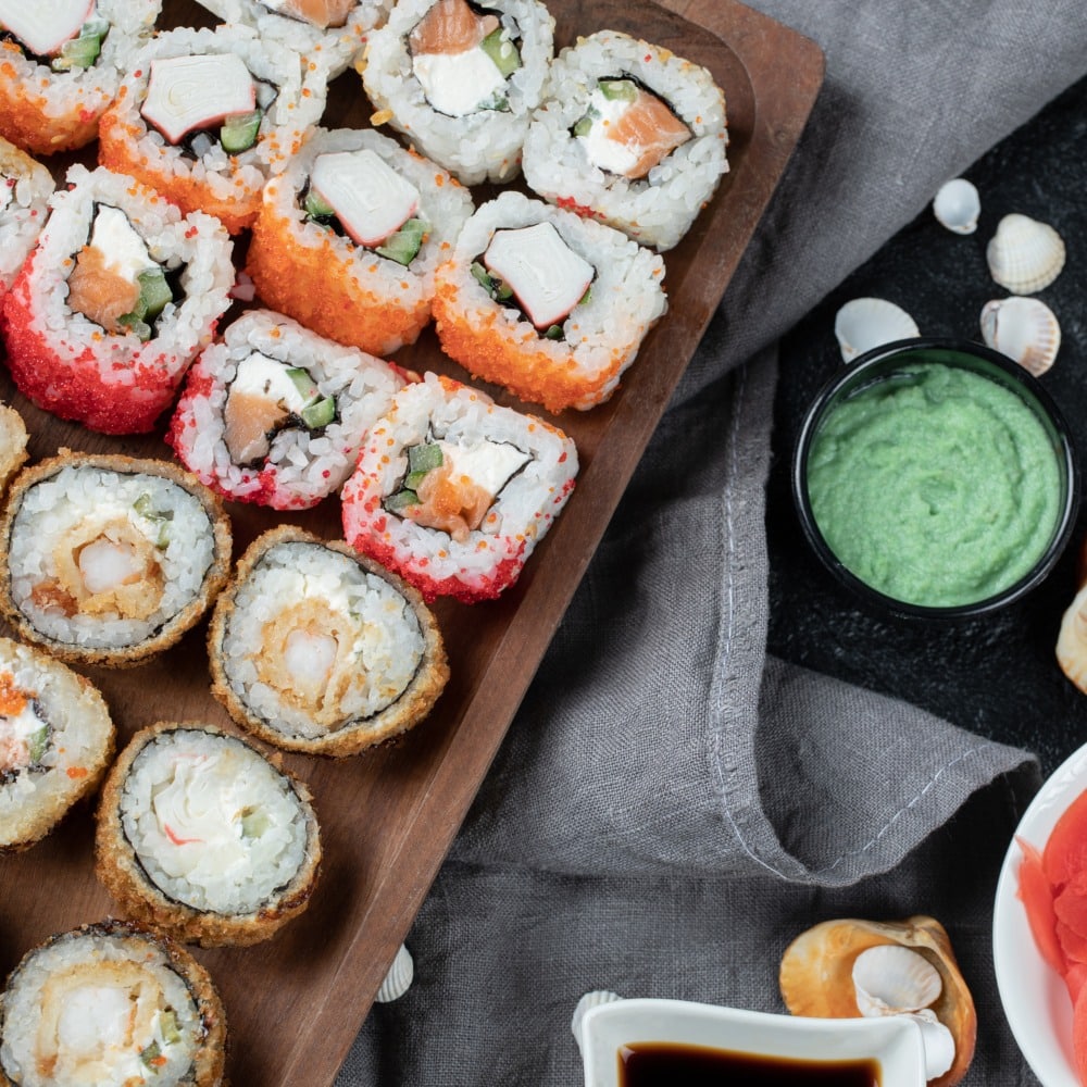 Vassoio Sushi in legno