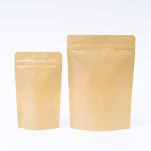 Buste compostabili con chiusura