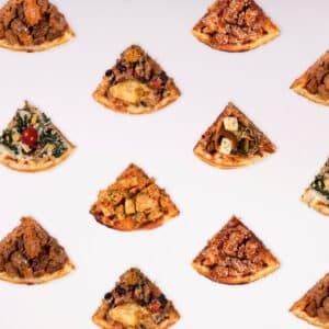 Piatti pizza triangolari