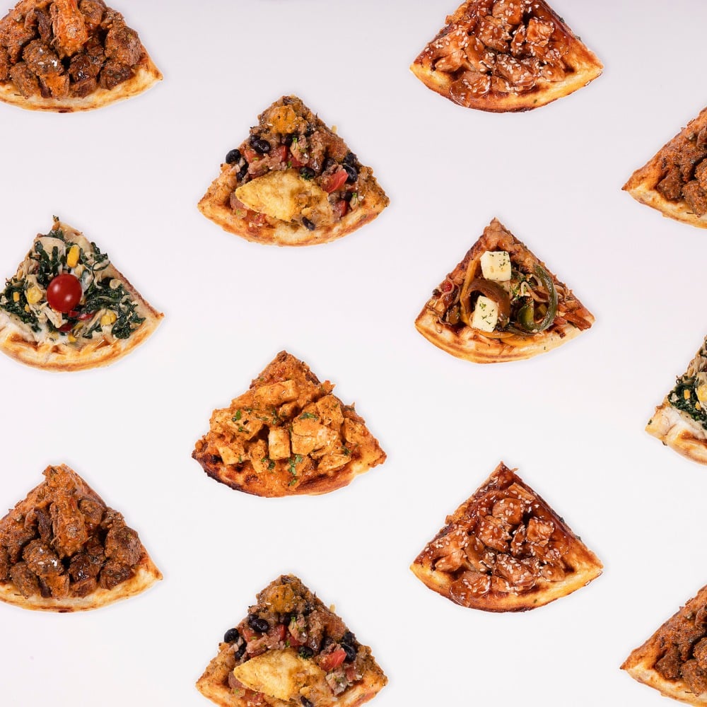 Piatti pizza triangolari