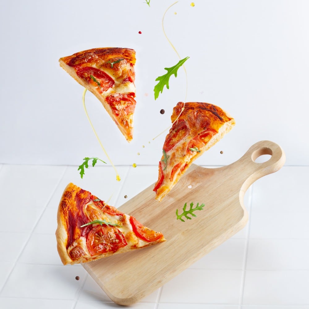 Piatti pizza triangolari