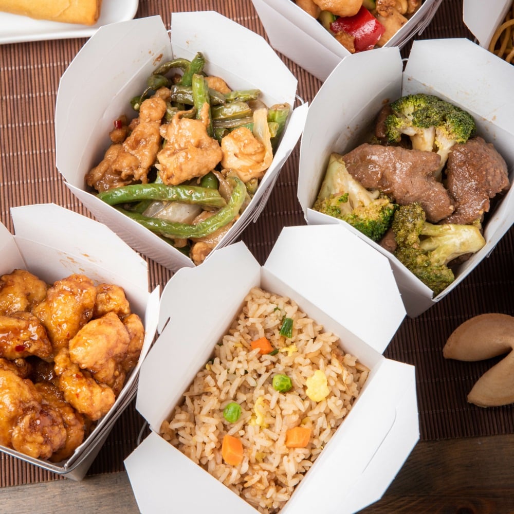 Noodle box compostabile in cartoncino monouso