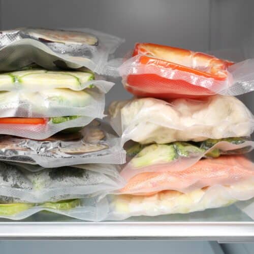 Sacchetti sottovuoto biodegradabili per alimenti monouso