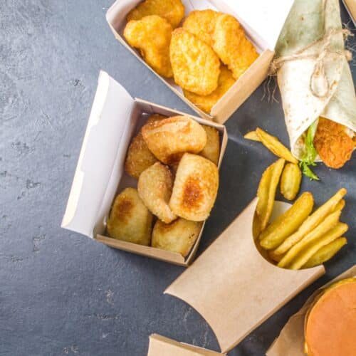 Scatole per fritti in cartoncino