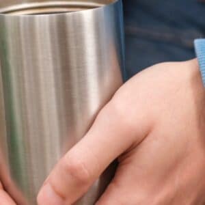 Tazza termica in acciaio sostenibile
