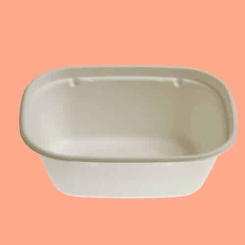 Vaschetta in polpa di cellulosa da 1300 ml compostabile