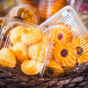 Vaschette trasparenti con coperchio