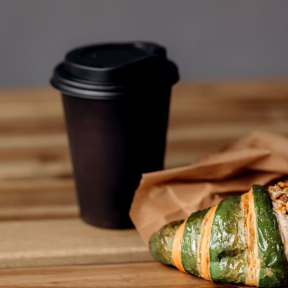bicchieri monouso neri compostabili per cappuccino