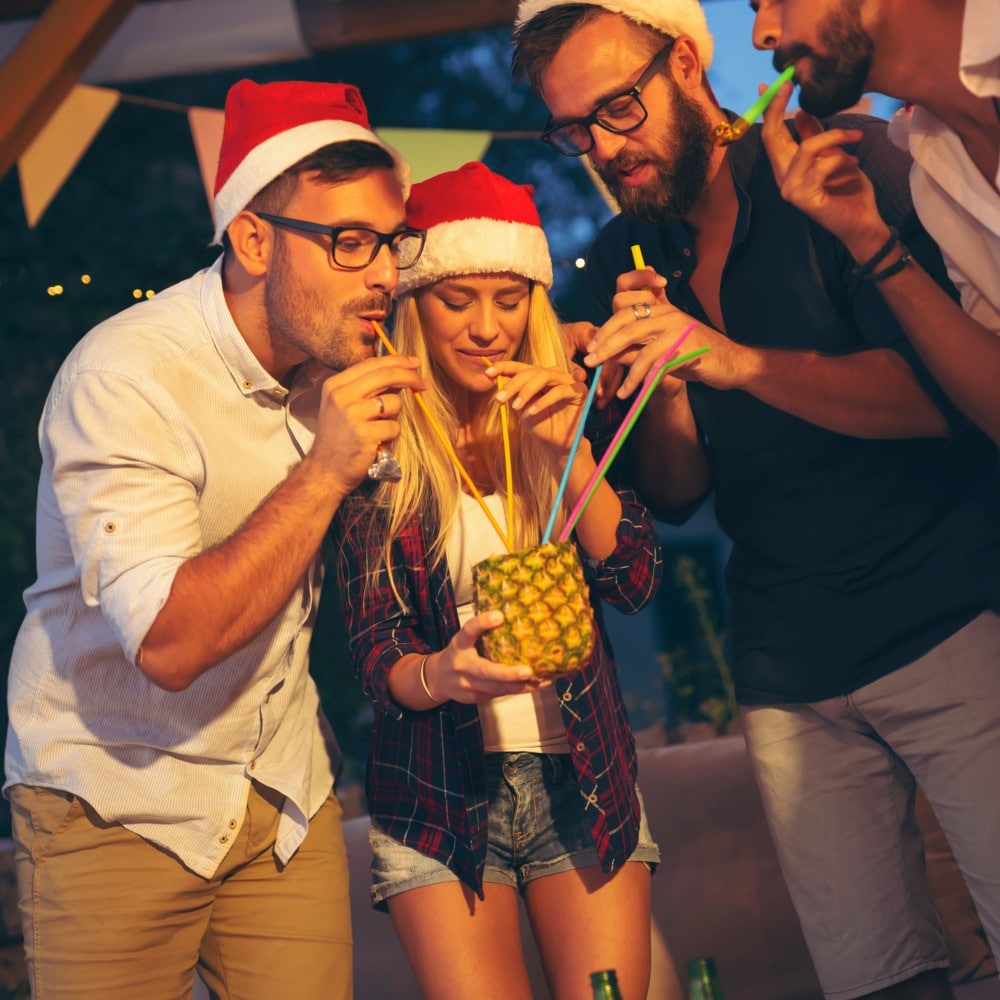 cannucce cocktail party lunghe biodegradabili