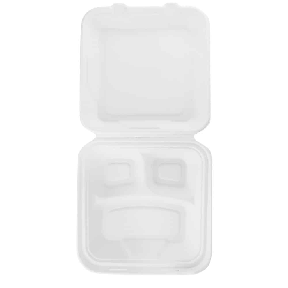 contenitori compostabili per alimenti tre comparti