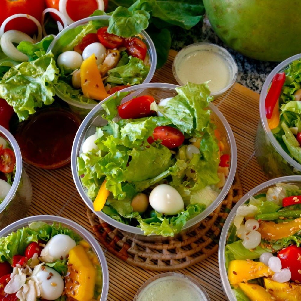 contenitori trasparenti per alimenti rotondo