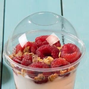 Bicchiere per smoothie compostabile